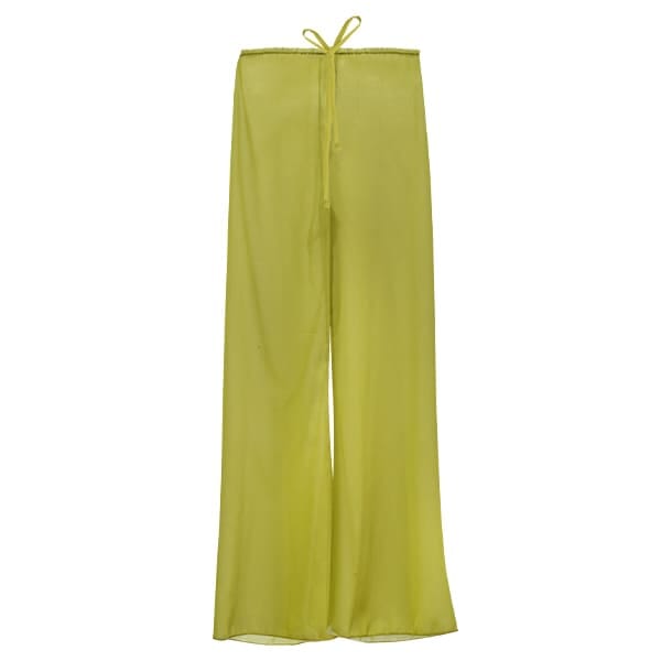 Fotografia de producto pantalon playa verde para ecommerce